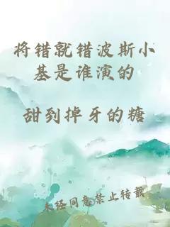 将错就错波斯小基是谁演的