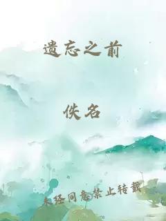 遗忘之前